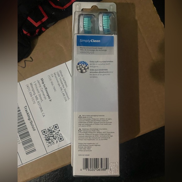 Phillips Sonicare Simply Clean Replacement Brush Heads (Packs Of 5) - Picture 3 of 3